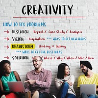 Creativity Innovation Brainstorm Plan Concept