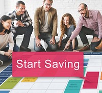 Start Saving Banking Budget Economy Finance Save Concept