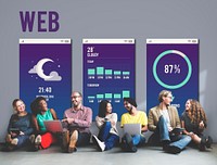 Web Internet Mobile Interface Layout Concept