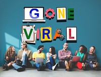 Gone Viral Views Popular Trending Concept