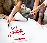 Navigation GPS City Locator Explore Concept