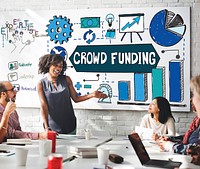 Crowd Funding Finance Fundraising Concept