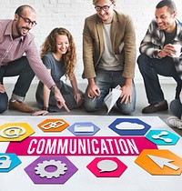 Communication Creative People Layout Graphic Concept