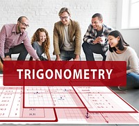 Trigonometry Mathematics Calculation Chart Concept