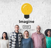 Imagine Think Innovate Visualize Ideas Concept