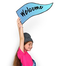Welcome phrase available launch open