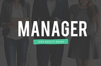 Manager Management Coaching Corporate Leadership Concept
