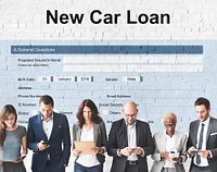 New Car Loan Insurance Policy Protection Budget Concept