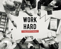 Work Hard Business Effiectiveness Overload Concept