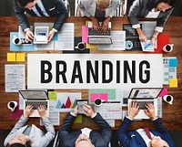 Branding Copyright Label Logo Marketing Sign Concept