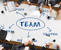 Team Support Ideas Business Concept