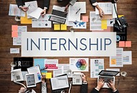 Internship Management Temporary Position Concept