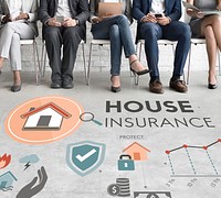 House Insurance Security Property Protection Concept