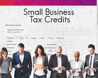 Samll Business Loan Form Tax Credits Niche Concept