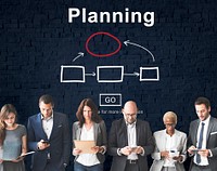 Planning Organization Chart Homepage Concept