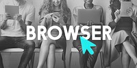 Technology Arrow Cursor Browser Communication