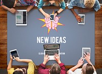 New Ideas Design Innovation Plan Action Vision Concept