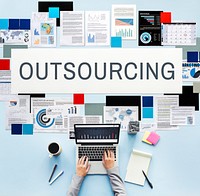 Outsourcing Function Tasks Contract Business Concept