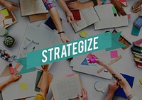 Strategize Development Mission Motivation Concept