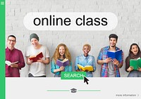 Distance learning online search interface