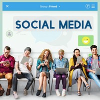 Social Media Stay Connected Concept