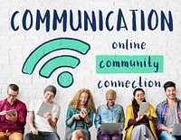 Networking communication Connection Share Ideas Concept