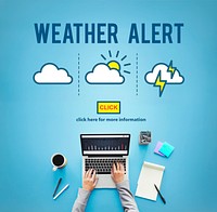 Weather Alert Prediction Forecast News Information Concept