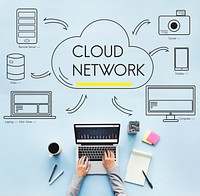 Cloud Sever Transfer Sharing Network Concept