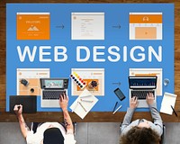 Web Design Work Website Development Concept