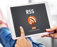 RSS Digital Announcement Network Technology Concept