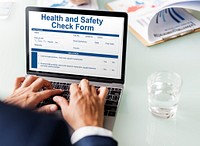 Health Check Form Claim History Record Concept