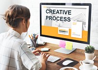 Creative Thinking Process Design Graphic Concept