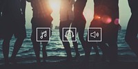 Music Sound Note Louder Audio Playlist Concept