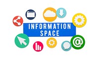 Information Space Technology Network Connect Concept