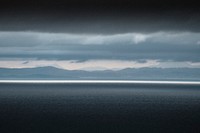 Cloudy scene of Talisker Bay on the Isle of Skye, Scotland