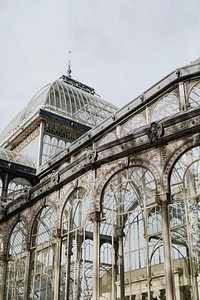 Crystal palace in Madrid, Spain