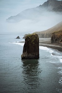 View of Arnarstapi on the south coast of the Sn&aelig;fellsnes Peninsula, Iceland
