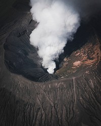 Mount Bromo volcano in Indonesia