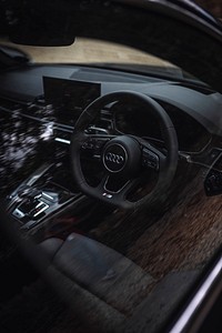 COTSWOLD, UK - AUGUST, 2019: Interior of Audi S4