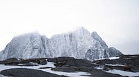 Segla mountain in Norway during the winter