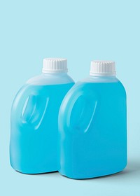 Two bottles of antibacterial hand sanitizer