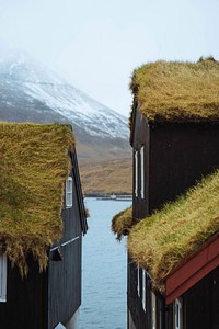 Bour village in the Faroe Islands, part of the Kingdom of Denmark
