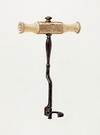 Tooth Key (or Tooth Extractor), (1935&ndash;1942) by Adele Brooks. Original from The National Gallery of Art. Digitally enhanced by rawpixel.