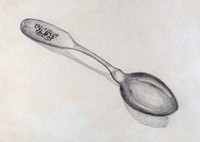 Silver Teaspoon (1935&ndash;1942) by Frank Nelson. Original from The National Gallery of Art. Digitally enhanced by rawpixel.