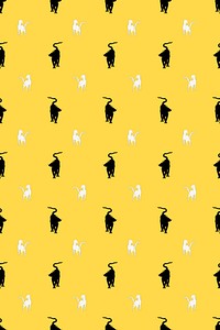 Pattern psd with black cat background, remixed from artworks by &Eacute;douard Manet