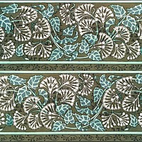Art nouveau lilac flower pattern design resource
