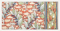 Art nouveau solomon's seal flower patterns design resource