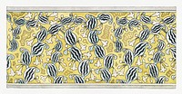 Art nouveau solomon's seal flower pattern design resource