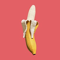 Banana peel vector, remixed from artworks by John Margolies