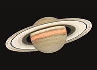 Space background, saturn planet vintage illustration vector, remix from the artwork of F. Meheux